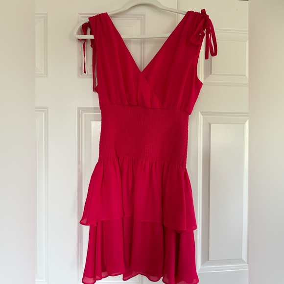 Deep Pink Parker Dress (XS) - Picture 1 of 5